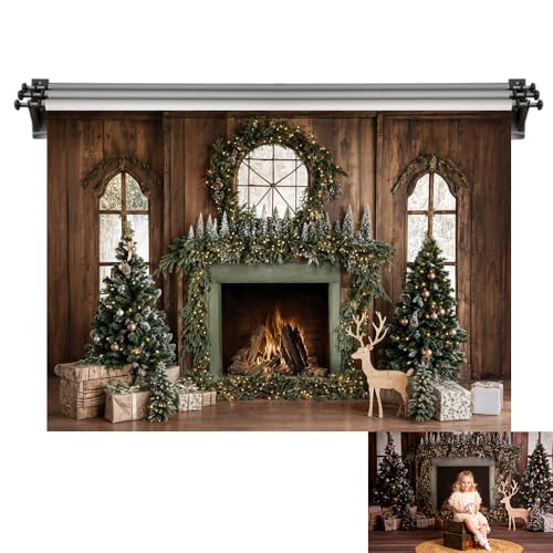 Toile de fond de Noël Kate 2,5x2,5m pour réussir chaque séance photo