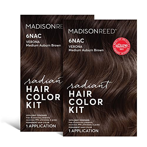 Madison Reed Radiant Hair Color Kit, Medium Chocolate Brown for 100
