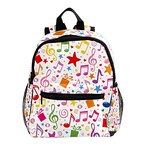 Sac à dos tendance motif note de musique pour sorties et école maternelle