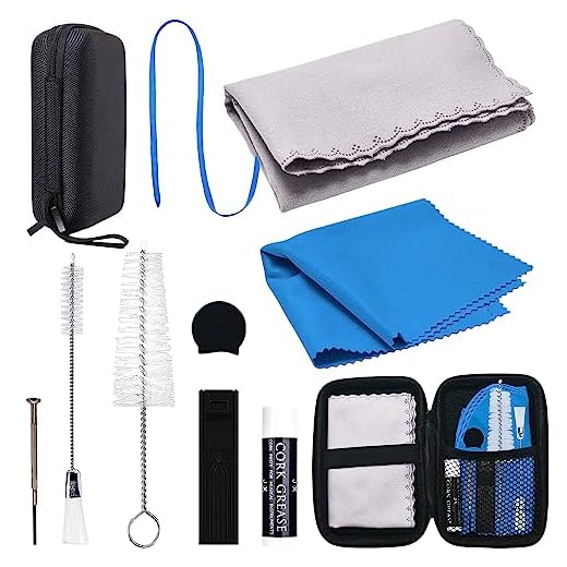 SKYNEO Clarinet Care Kit, Saxophone Cleaning Kit with Swab