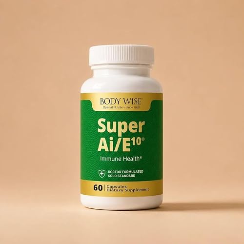 Body Wise Super Ai/E10® Immune Wellness Support | Patented Ai/E10® Antigen-Infused Whey Extract | Daily Immune Health & Cellular Wellness Support | 60 Capsules
