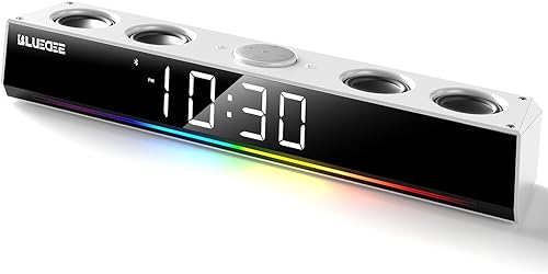 Altavoces de computadora, barra de sonido de computadora Bluetooth, altavoces auxiliares de computadora de 0.138 in para monitor de escritorio,