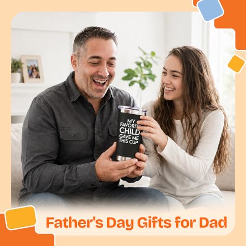 Image of NewEleven Fathers Day Gift For Dad - Birthday Gift For Dad From Kids - Birthday Present Ideas For Father, Husband, New Papa, Bonus Father From Daughter, Son - 20 Oz Tumbler