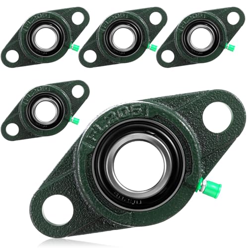 Threlaco 5 Pack Ucfl205-16 Pillow Block Bearing 1 in Bore