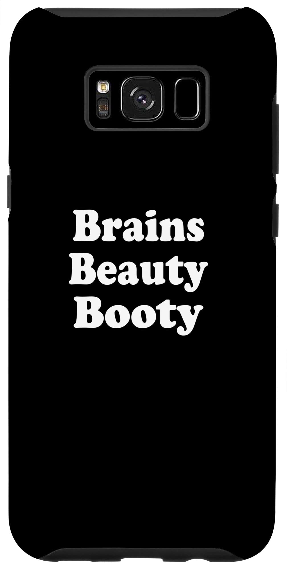 Galaxy S8+ Brains Beauty Booty Workout Gym Squatting Lifting Workout Case