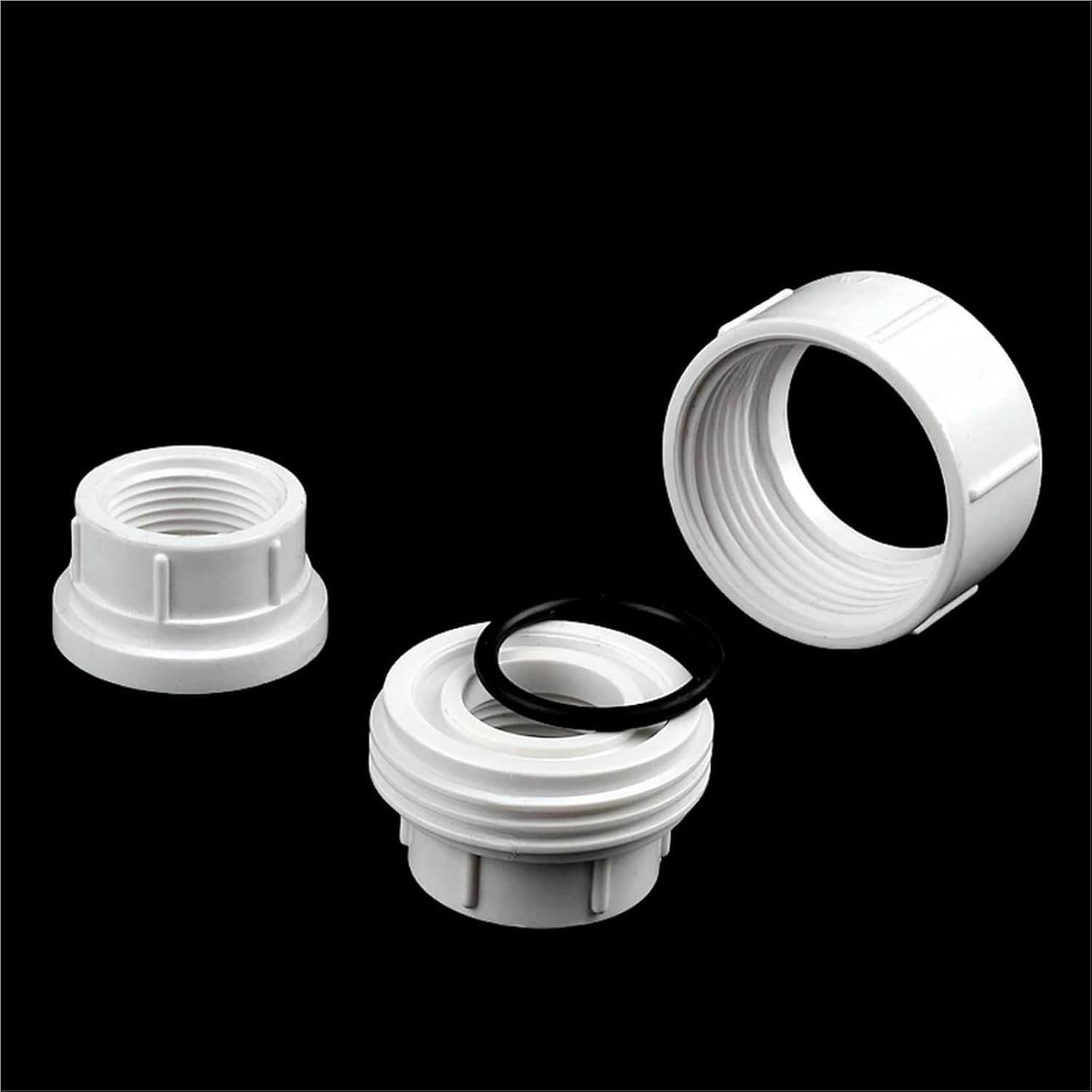 Conector de manguera Conector de tubería de agua, 1 pieza, rosca hembra de 1/2'', 3/4'' y 1'', conector de PVC, accesorio for tubería de agua, adaptador de riego for plantas de jardín y peceras.