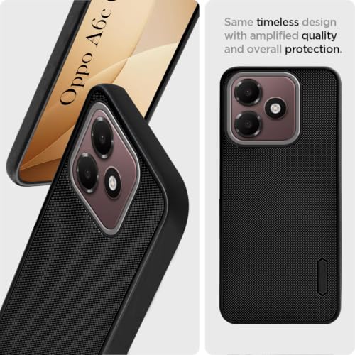 Image of Jkobi Rubberised Back Cover Case for Oppo A6c 4G (Textured Grip Design | Micro-Fiber Cloth Inside | Slim and Light Weight | Soft Touch and Feel)
