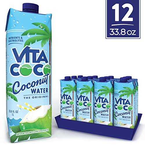Vita Coco Agua de Coco Natural - Paquete de 12 x 1000 ml - Total: 12000 ml