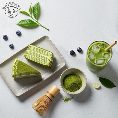 Té matcha orgánico en polvo 100 g con batidor miniatura 5