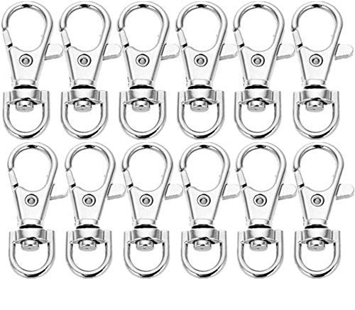 Image of DIY Crafts Pack of 100 Pcs, Color & Size Mix, Key Chain Metal Split Ring for Dog Tag, Keys (Pack of 100 Pcs, Color & Size Mix)