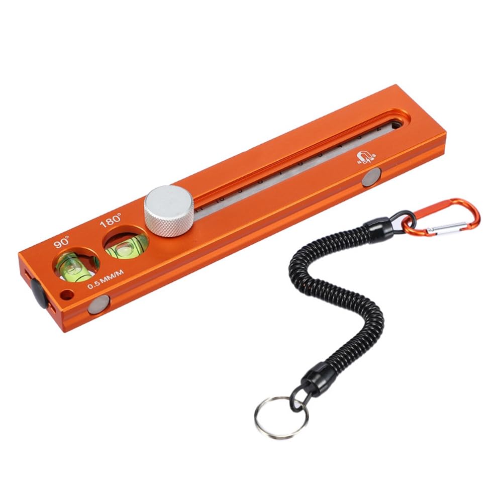 Jnchdghwa As Shown Retractable Marking Level Multifunctional Scribing Level Ruler Positioning Depth Marking Ruler