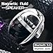 INTERYI Ferrofluid Speaker - Music Comes to Life with Dancing Ferrofluid, Bluetooth 5.0 Wireless Speaker, and 4-Color Customizable Lights