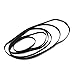 Cosyhat 1Pc Width 4mm Thickness 0.6mm Flat Rubber Drive Belt for Tape Recorder Repeater VCR Single Player Transmission Belt Accessories (Color : Fold Length 50mm)