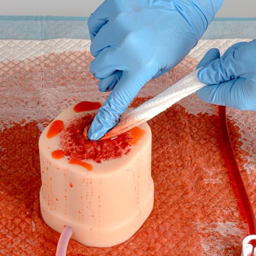 Image of SimCoach Wound Packing Trainer Kit, Stop The Bleeding Kit for Wound Packing Training, Wound Dressing Kit for Tourniquet Training (Education Training USE ONLY)