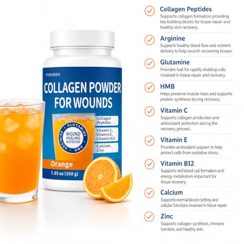 PHENBEN Collagen Powder for Wound Healing