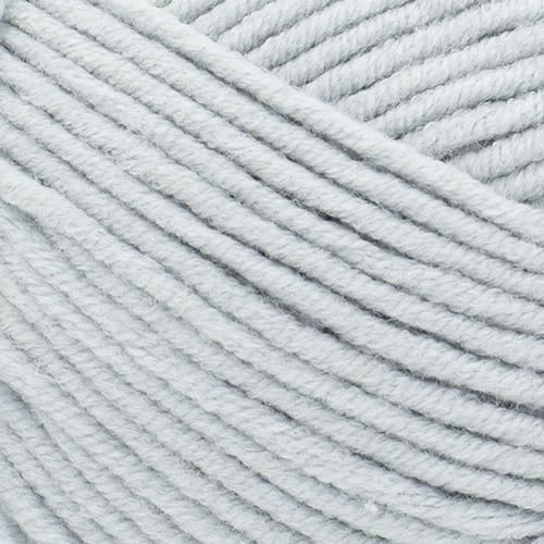 Image of Lion Brand Yarn Made with Love The Cottony One Yarn for Crocheting, Knitting, and Crafts, Silver Medal, 1 Pack