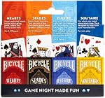 Bicycle Pont & #160;: 4 Pack de jeu - Jouer aux cartes - Jeux de cartes pour la nuit du jeu