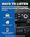 SiriusXM SXPL1V1 Onyx Plus Satellite Radio with Vehicle Kit – Easy to Install, Enjoy SiriusXM on Your Existing Car Stereo with This Dock and Play Radio
