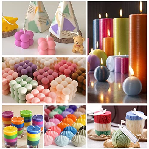 NOSTOSON Candle Dyes Soy Wax Candle Dyes, 16 Colors Wax Dyes for