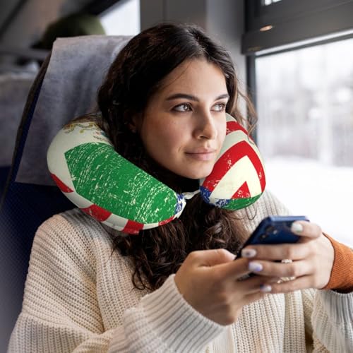 Almohada de Cuello con Estampado Bandera Mexicana miniatura 6