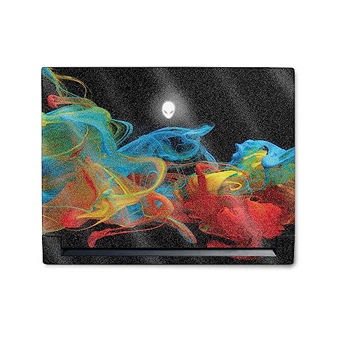 MightySkins Glossy Glitter Skin Compatible with Alienware M18 R1 (2023) Full Wrap Kit - Primary Smoke | Protective, Durable High-Gloss Glitter Finish | Easy to Apply & Change Styles | Made in The USA