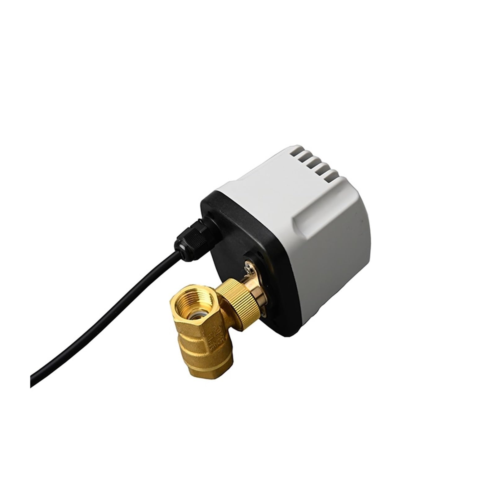 Válvula de bola eléctrica 1 unidad 1/2 "3/4" 1 "2" IP65 válvula de bola motorizada a prueba de agua 3 cables 2 Control latón eléctrico Motor de Metal de gran torsión(1",220VAC_CR04)