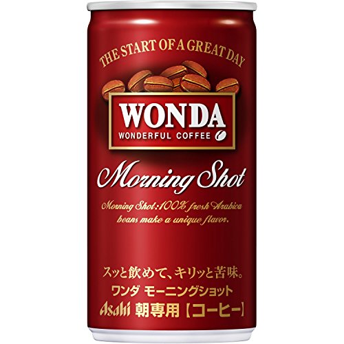 アサヒ飲料 ワンダ モーニングショット 185g×90本 缶 (缶