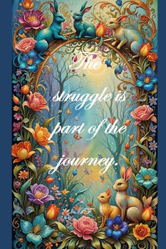 Affirmation Designer Journal 82 (Notebook/Diary/Planner) Bunny Series: Luxury Lined/Blank pages for affirmations, art, autographs, composition, goals, ... recipes, sublimation, travel, weddings. image 2