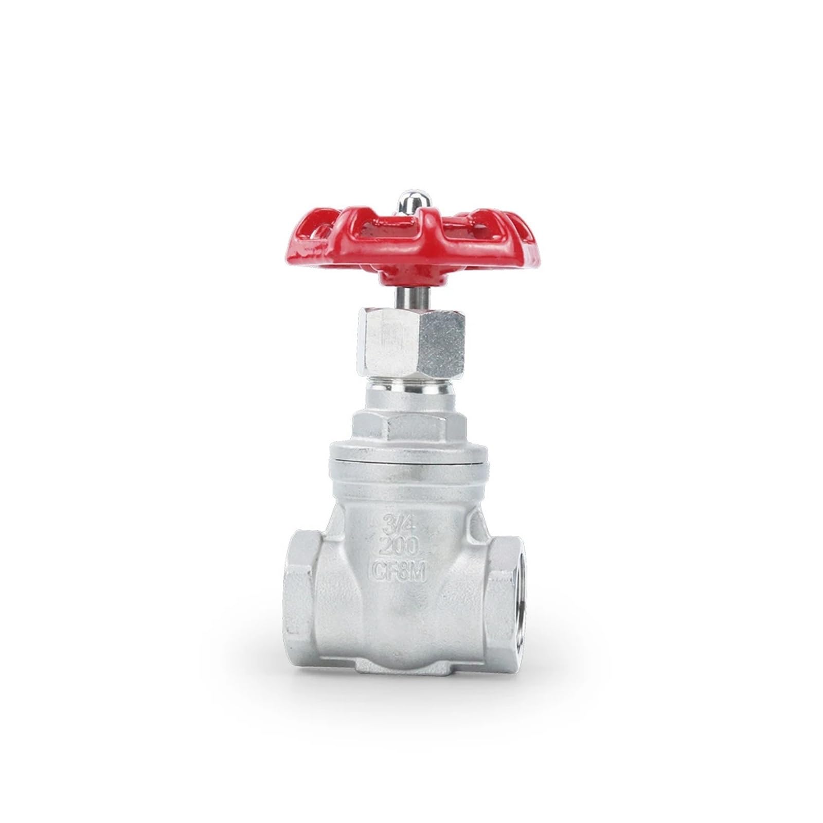 Válvula de compuerta de acero inoxidable SS304 de hilo femenino de 1/2 ", 3/4", 1 ", 2", DN15, DN20, DN25, DN32, DN40, DN50, válvula de compuerta recta de 1,6 MPa(DN40)