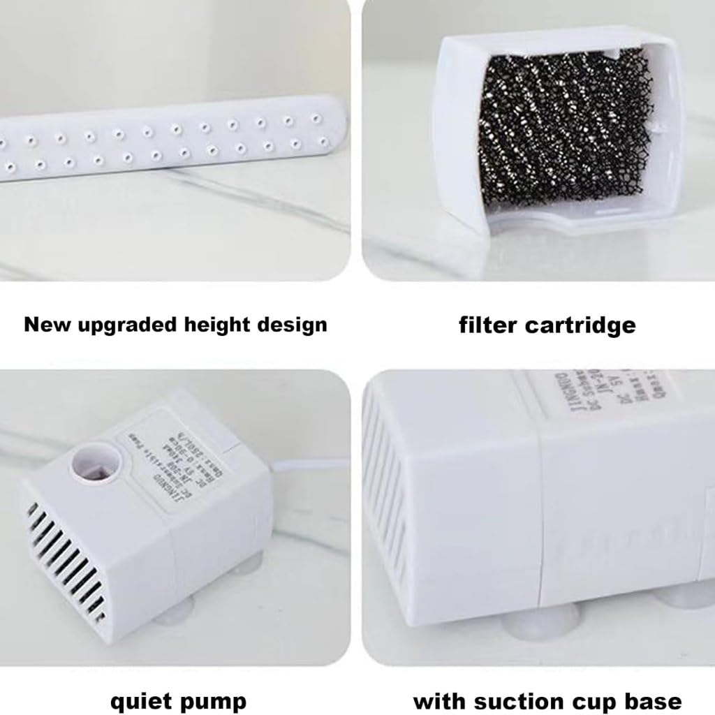 Douche de Bain Automatique pour Oiseaux, Eau Courante Automatique, pour Perruche, Oiseau