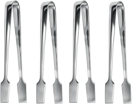 Fino Sugar Tong, Stainless Steel, Made in Japan, Set of 4