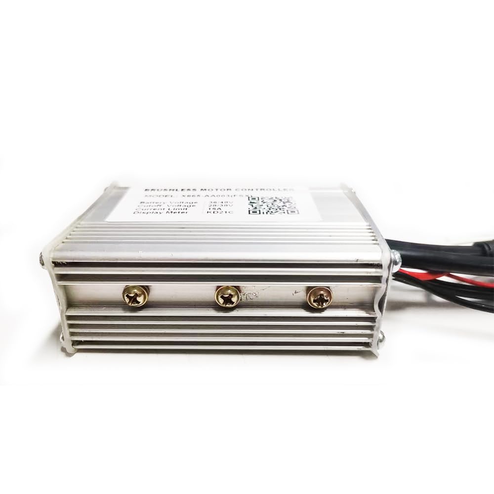 X865-AA003 Contrôleur de Vélo Électrique 36/48V 15A Contrôleur de Moteur sans Balais pour Vélo Electrique Scooter E-Bike Affichage KD21C