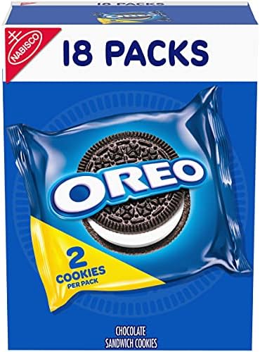 OREO Chocolate Sandwich Cookies, 0.78 Ounce (Pack of 18)