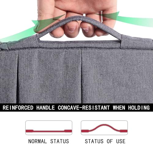 KBBRD Bennett Khadi + Polyester Drax Laptops Bag Sleeve Case Cover Pouch for 15.6 Inches 39Cm Laptop... - Image 4