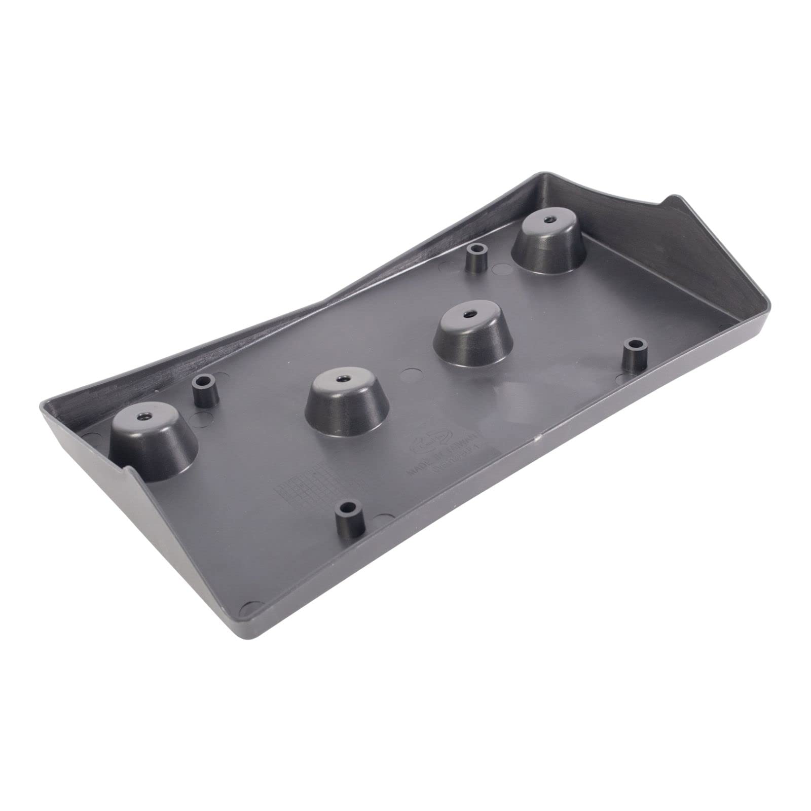 Red Hound Auto Front License Plate Bracket - Fits Chevrolet Equinox 2010-2015, Black Thermoplastic