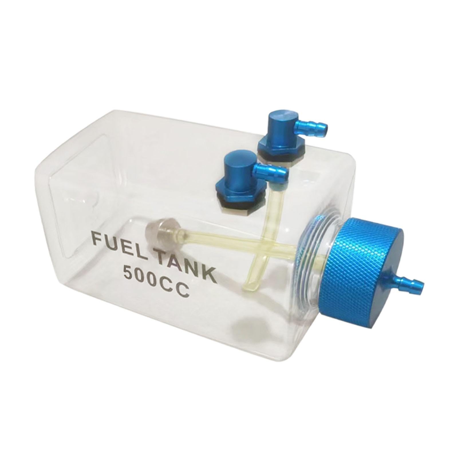 F Fityle Serbatoio Carburante per Aereo RC, Bottiglia di Olio, Bottiglia di Carburante, Accessorio Modello di Telecomando per Aereo a Gas, 500CC