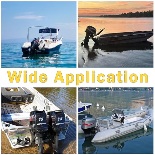 Image of 10 3 /8 x 13 (10 Spline Tooth) Parts No.48-19640A40 Upgrade Aluminum Boat Outboard Propeller Compatible with Mercury Engines 9.9 /15 /18 /20 /25HP RH