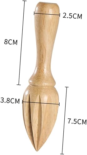 Miniatura 9 de Exprimidor manual de cítricos de madera, prensa de mano, escariador de limón naranja, extractor de frutas fácil de apretar para cocina uso doméstico