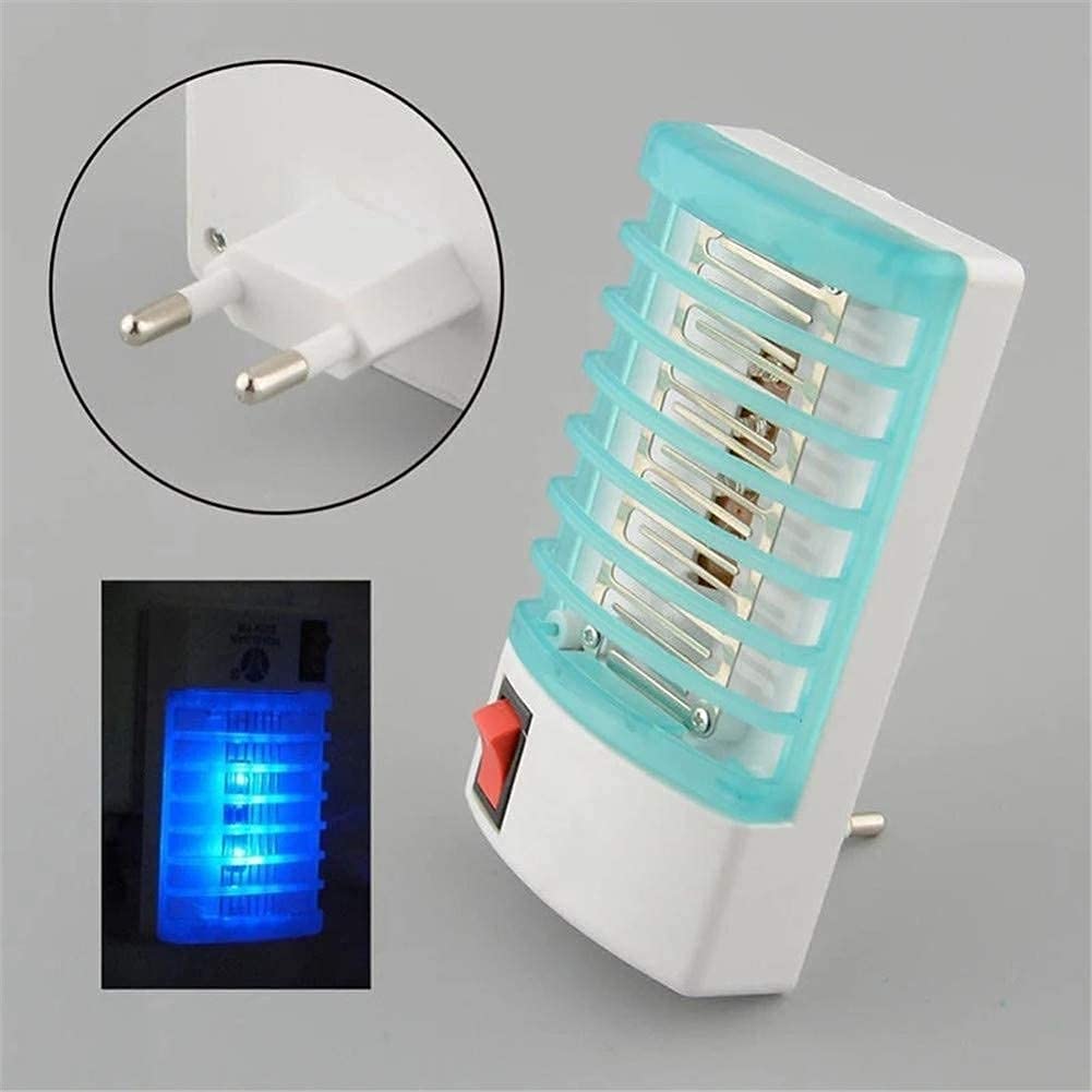 Lampada Repellente per zanzare da Interni, Trappola per zanzare, Lampada Cattura zanzare con Presa LED Lampada Repellente per zanzare elettrica Trappola per Insetti Volanti (3 Confezioni)