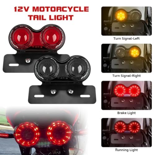 Feu stop NMAX 125 clignotants et éclairage plaque intégrés 12V - 4