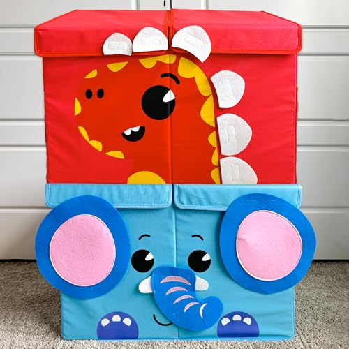 QUOKKA Set of 2 Toy Storage Box for Boys and