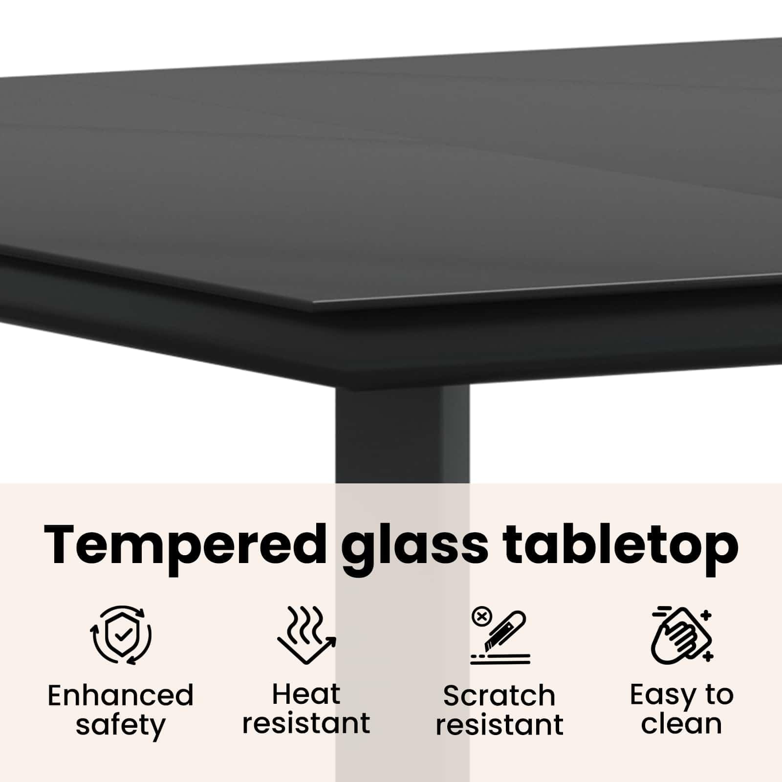 vidaXL Conjunto de Comedor de Jardín 5 pcs Negro ratán sintético, Conjunto de Comedor Elegante para jardín y terraza, Mesa de reunión, sillas Modernas, Muebles Resistentes a la Intemperie