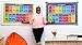 Sproutbrite Educational Math Posters Geometry Lines Shapes Triangles Angles Mathematics Themes Classroom Banner Decorations for Teachers (Paper)