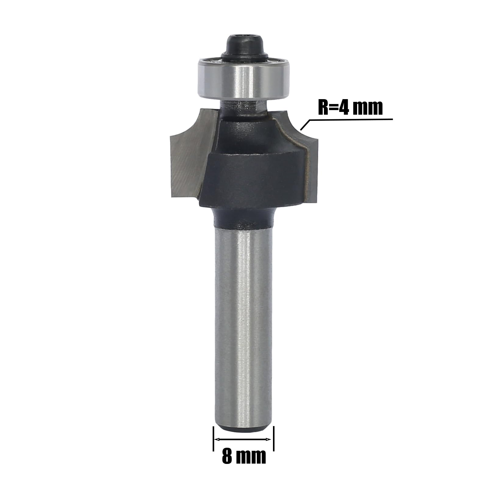 UJK Afrondfrees schacht 8 mm, radius 2 mm / Edge Breaking Cutter | 112155