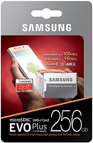 Samsung MicroSD EVO Plus Series 100MB/s (U3) Micro SDXC Memory Card with Adapter