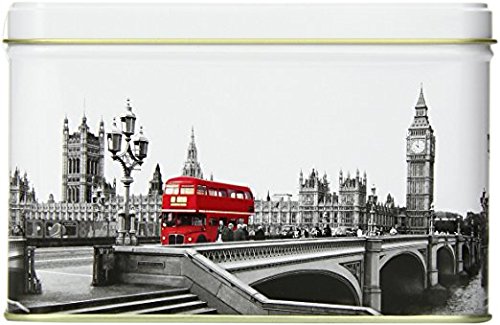 Ahmad Tea 20 Teabag Caddy Gift Tin, Westminster, English Breakfast, 1.4 Ounce