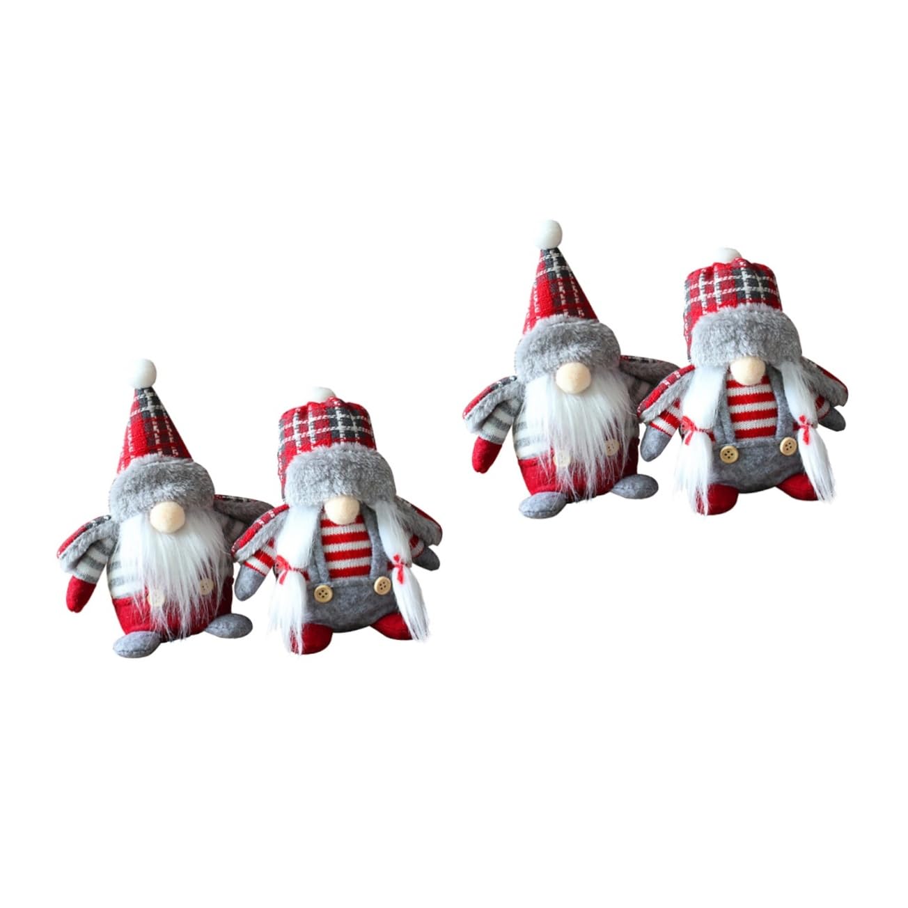Alipis 2 Sätze 2 Sets Alter Mann Im Ornament Weihnachtsfiguren Puppe Weihnachtswichtel Wohndekor Halloween Ornamente Niedliche Dekorationen Figur Weihnachtswichtel 2 Stück * 2