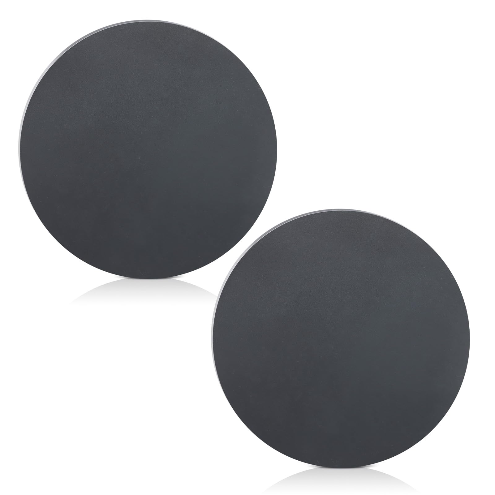 WENHUALI Hot Rolled Steel Plate 1/4" x 4" Diameter Circle Weldable A36 Steel Sheet, Round Metal Steel Base Sheet for Architecture (2 Pack)