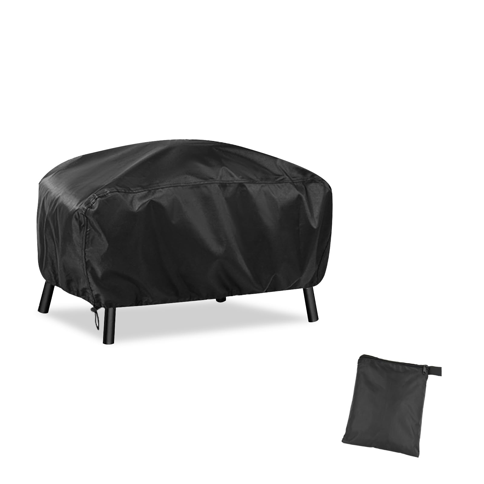 Newbob Grill Abdeckhaube, 70x47x30cm Grillabdeckung Wetterfest Universal für Weber/Enders Portabler BBQ Grill Abdeckung 420D Oxford Robust Wasserdicht Grill Abdeckplane