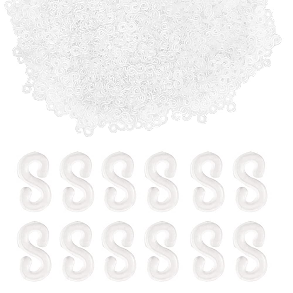 500 Clip A S Per Loom Bands - Chiusure Colorate Per Braccialetti Elastici Fai Da Te, Gioielli Per Bambini - Foto 2